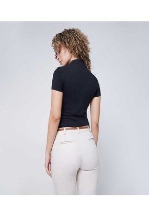 Body Para Mujer Manga Corta Color Negro Marca Ostu #40200136