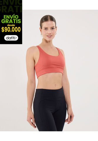 Top Para Mujer  Color Coral Marca Ostu #40220432 Ostu