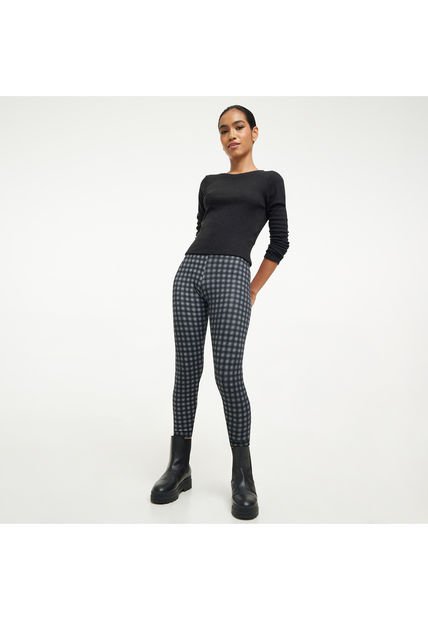 Leggins Para Mujer Largo Color Negrocarbon Marca Ostu #40230437