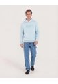 Buzo Hoodie Con Estampado  Para Hombre Verde Ostu de Ostu