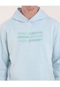 Buzo Hoodie Con Estampado  Para Hombre Verde Ostu de Ostu