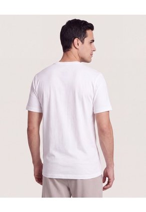 Camiseta Mickey 1928 Para Hombre Crema Ostu