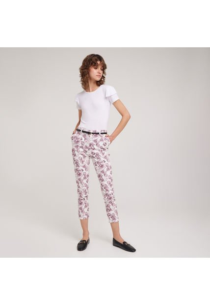 Pantalon Para Mujer Chino Color Rosado  Marca Ostu #40070405