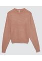 Saco Para Mujer Cuello Redondo Color Café  Marca Ostu #40330077 de Ostu
