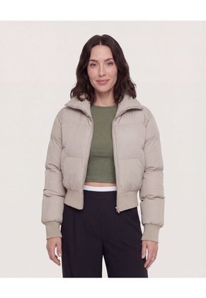 Chaqueta  Para Mujer Acolchada Color Beige Marca Ostu #40080262