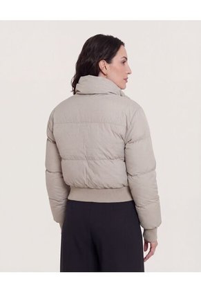 Chaqueta  Para Mujer Acolchada Color Beige Marca Ostu #40080262