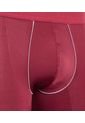 Boxer Para Hombre Filete Medio Microfibra Color Vino Marca Ostu #60000451 de Ostu