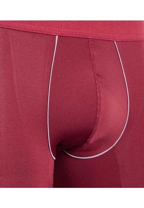 Boxer Para Hombre Filete Medio Microfibra Color Vino Marca Ostu #60000451