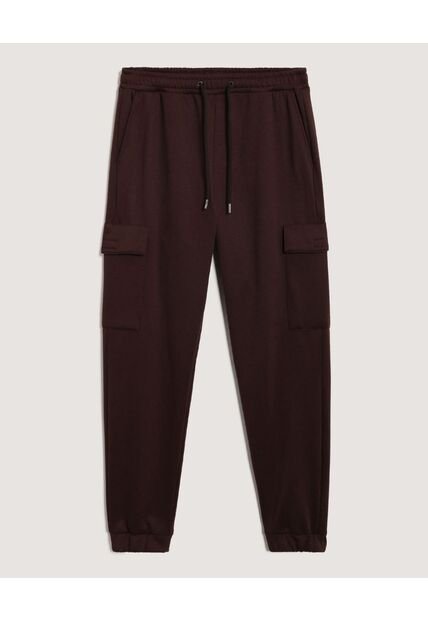 Pantalón  Para Hombre Jogger Cargo Color Café Marca Ostu #60070580