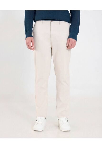 Pantalón  Para Hombre Chino Color Beige Marca Ostu #60070543