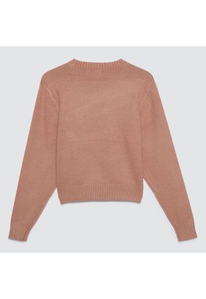 Saco Para Mujer Cuello Redondo Color Café  Marca Ostu #40330077