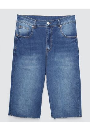 Bermuda Para Hombre Slim Color Azul  Marca Ostu #60100243