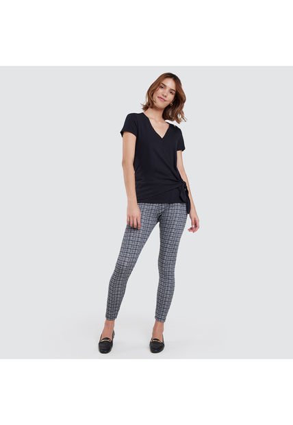Leggins Para Mujer Largo Color Negrocarbon Marca Ostu #40230421