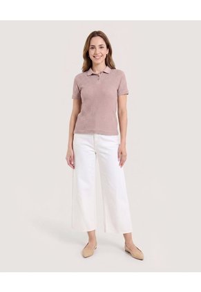 Jean Culotte Clean Mood  Para Mujer Crudo Ostu