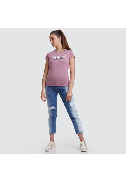 Jean Para Mujer Mom Color Azul  Marca Ostu #40160234