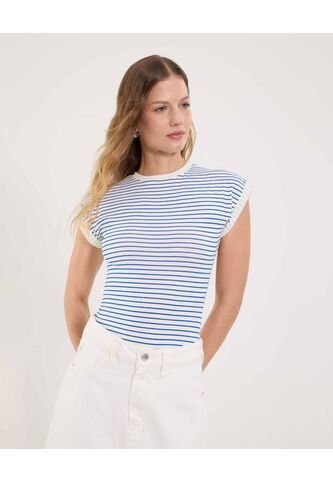 Body Para Mujer Manga Corta Color Crudo Marca Ostu #40200188 Ostu