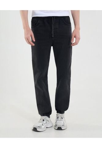 Jean Para Hombre Jogger Color Negro Marca Ostu #60160436 Ostu