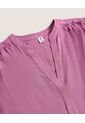 Blusa  Para Mujer Manga Sisa Color Morado Marca Ostu #40121204 de Ostu