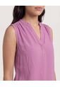 Blusa  Para Mujer Manga Sisa Color Morado Marca Ostu #40121204 de Ostu
