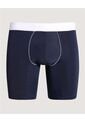 Boxer Para Hombre Filete Medio Microfibra Color Azul Marca Ostu #60000524 de Ostu