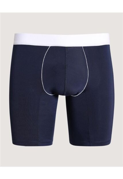 Boxer Para Hombre Filete Medio Microfibra Color Azul Marca Ostu #60000524