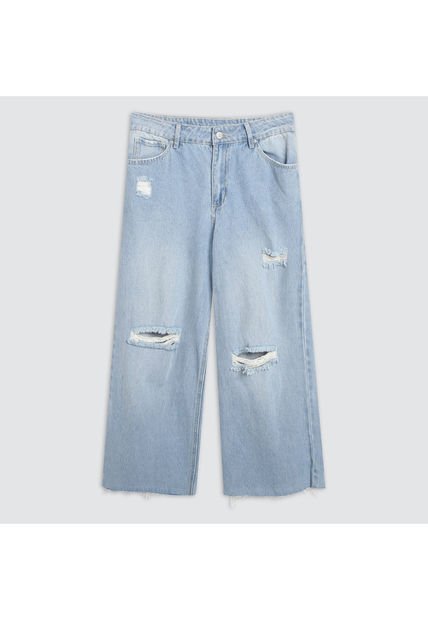 Jean Para Mujer Culotte Color Azul  Marca Ostu #40160211