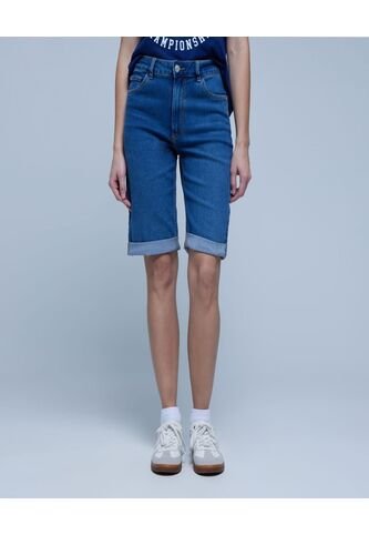 Bermuda Para Mujer  Color Azul  Marca Ostu #40100077 Ostu