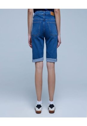 Bermuda Para Mujer  Color Azul  Marca Ostu #40100077