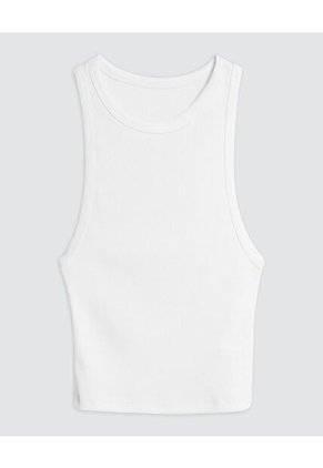 Crop Top Para Mujer Manga Sisa Color Crema Marca Ostu #40091498