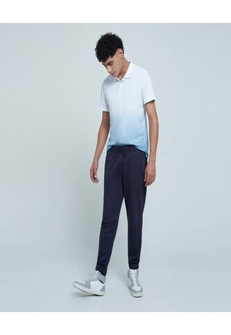 Pantalon Para Hombre Jogger Color Azul  Marca Ostu #60070220 Ostu