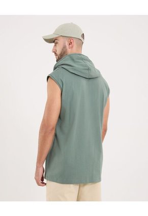 Camiseta Para Hombre Manga Sisa Cuello Redondo Color Verde Marca Ostu #60091695