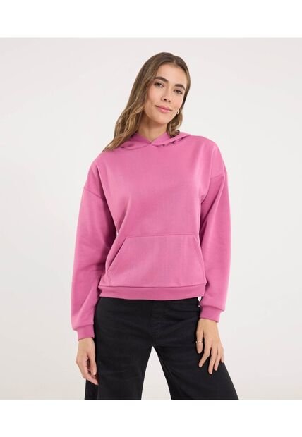 Buzo Para Mujer Hoodie Color Morado Marca Ostu #40060502