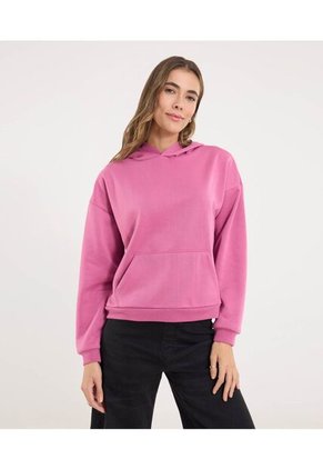 Buzo Para Mujer Hoodie Color Morado Marca Ostu #40060502
