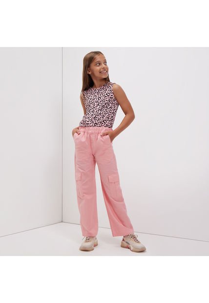 Pantalon Para Niña  Color Rosado  Marca Ostu #90070047