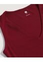 Body  Para Mujer Manga Sisa Color Vino Marca Ostu #40200222 de Ostu