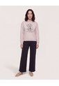 Hoodie Sombrerero Tea Time  Para Mujer Beige Ostu de Ostu