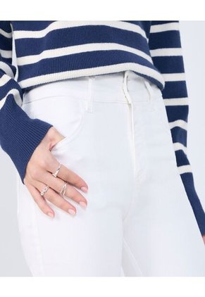 Jean Para Mujer Push Up Color Crudo Marca Ostu #40160486