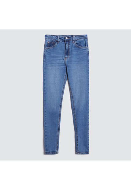 Jean Para Niña Skinny Color Azul  Marca Ostu #90160074