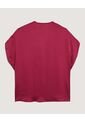 Blusa  Para Mujer Manga Corta Color Vino Marca Ostu #40121277 de Ostu