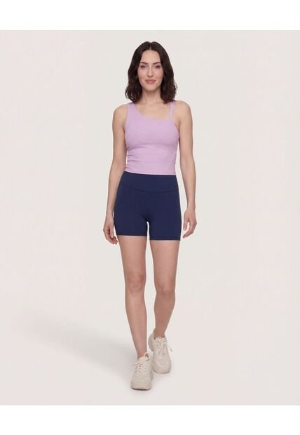 Camiseta  Para Mujer Manga Sisa Moda Color Lila Marca Ostu #40092638