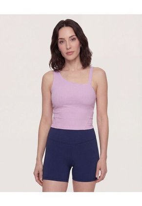 Camiseta  Para Mujer Manga Sisa Moda Color Lila Marca Ostu #40092638