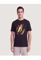 Camiseta Abstract Avengers  Para Hombre Negro Ostu de Ostu