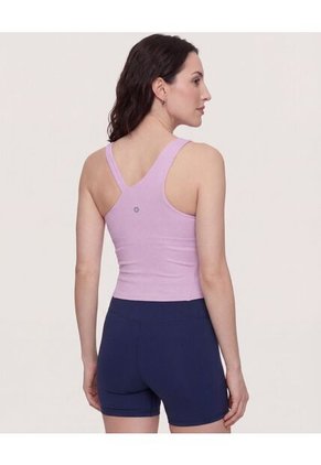 Camiseta  Para Mujer Manga Sisa Moda Color Lila Marca Ostu #40092638