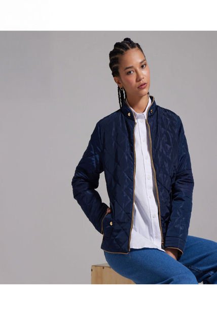Chaqueta Para Mujer Acolchada Color Azul  Marca Ostu #40080151