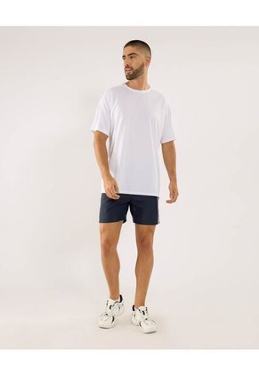 Bermuda Para Hombre Deportiva Largo Color Azul Marca Ostu #60100440