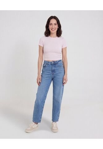 Camiseta  Para Mujer Crop Top Manga Corta Color Rosa Marca Ostu #40098218 Ostu