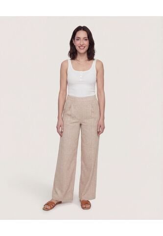 Pantalón  Para Mujer Moda Color Beige Marca Ostu #40078217 Ostu