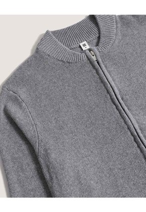 Saco  Para Hombre Cuello Alto O Cuello Tortuga Color Gris Marca Ostu #60330048