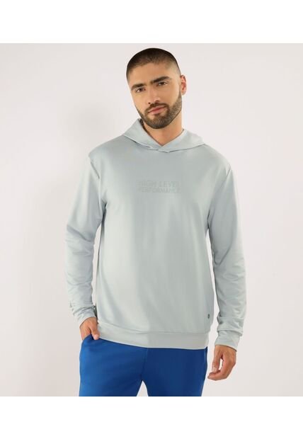 Buzo Para Hombre Hoodie Color Gris Marca Ostu #60060570