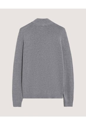 Saco  Para Hombre Cuello Alto O Cuello Tortuga Color Gris Marca Ostu #60330048